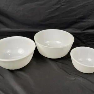 3 Fire King Mixing Bowls