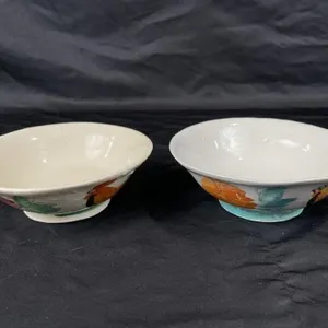 Pair of Hand Painted Bowls