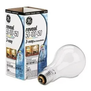 Lot of 12 GE Lighting 50/100/150W Light Bulb