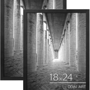 DOAI ART 18x24 Poster Frame 2 Pack, Black 18 x 24