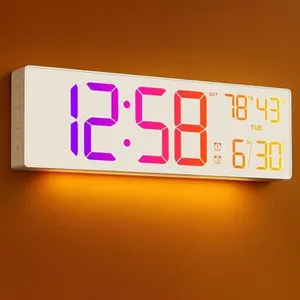 18.5" Large Digital Wall Clock with Remote Contro