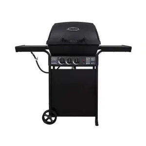 Cast 3400 2-Burner Propane Gas Grill in Black with