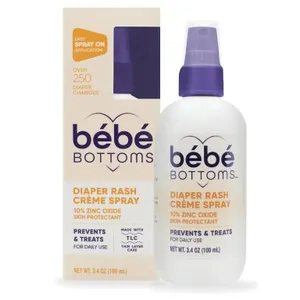 24 ct B b  Bottoms Diaper Rash Cream Spray - Parab