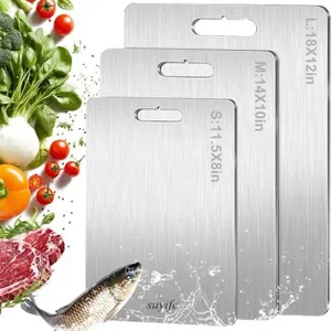 Titanium Cutting Board Set of 3,100% Pure Titanium