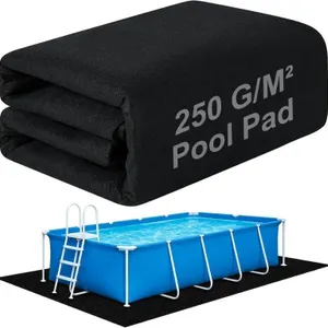 12 x20Ft Rectangular Pool Liner Pad for Above Grou