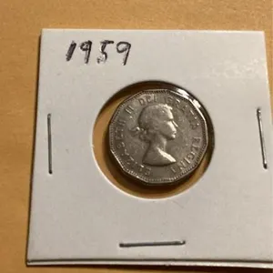 1959 Canada five cent coin