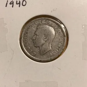 1940 Canada $.25 coin