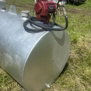 Fuel tank with fill-rite pump
