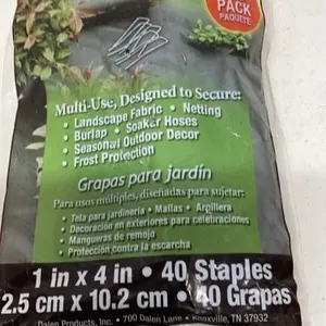 40 pack new garden staples