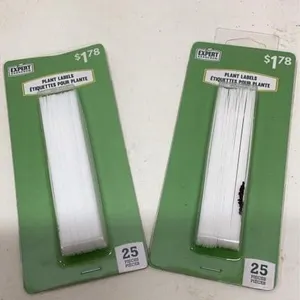 2 pks plant labels 25 per pack