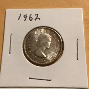 1962 Canada $.25 coin
