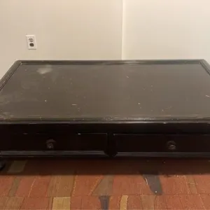 54x32x14in tall wooden coffee table