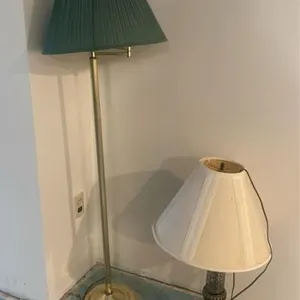 2 antique lamps - sold as is
