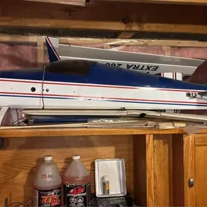 RC Propeller Plane 64in long - as is
