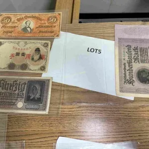 Various Historical bank notes