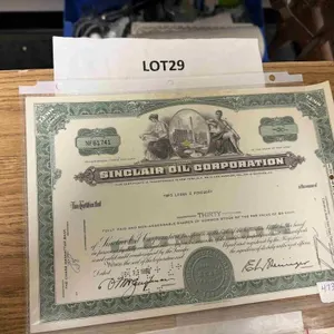 Sinclair Oil Corporation stock certificate