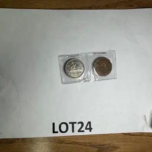 2-1942 Canadian nickels
