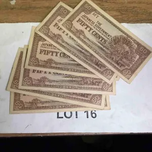 7-WWII Japanese Occupation currency notes
