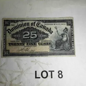 1900 Dominion of Canada Shinplaster