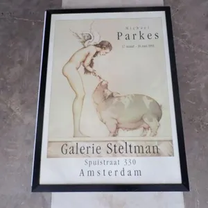 49 In. x 35.5 In. Galerie Steltman Framed Poster