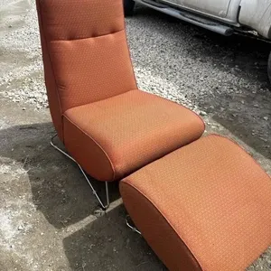 EQ3 living room Lounger & Foot stool MCM look