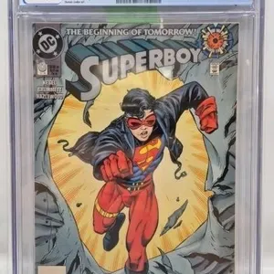 CGC DC Superboy Comic No.0 Garde 9.6