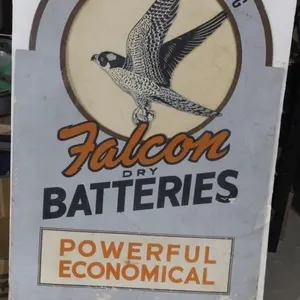 39 inch Falcon Dry Battery Cardboard Garage Sign