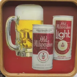 Vintage 11 inch Old Milwaukee Beer Bar Sign