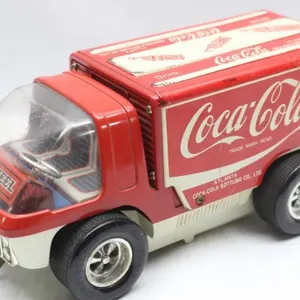 10 inch Coca Cola Delivery Toy Truck Battery Op