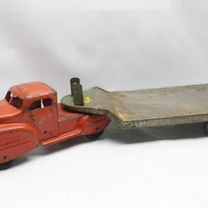 23 inch Pressed Steel Lincoln Toy truck Lowboy