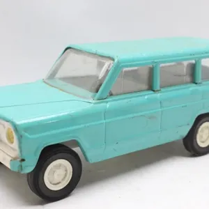 10 inch Pressed Steel Tonka Jeep Toy Baby Blue