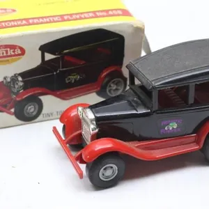 Vintage Tiny Tonka Frantic Flivver Toy & Box Steel