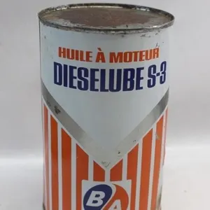 British American Oil 1 Quart Oil Can Dieselube
