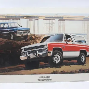 32 inch 1983 Cheby Blazer Suburban Dealer Sign