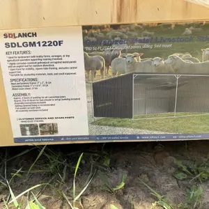 Galvanized Metal Livestock Shed