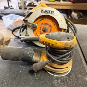 DeWalt Circular Saw and Orbital Sander