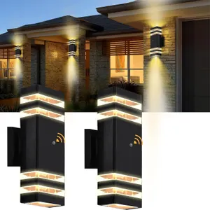 New $93 NEW 4 Pack Outdoor Wall Sconce, 3000K...