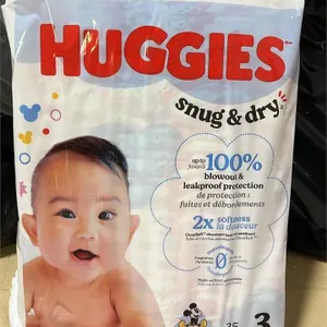 SEALED (size 3) 35ct Huggies Snug & Dry diapers