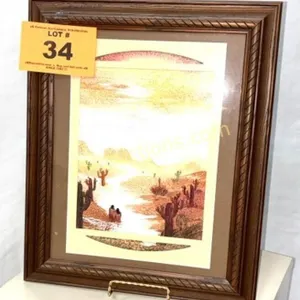 1987 LIGHTFEATHER SIGNED INDIAN ART