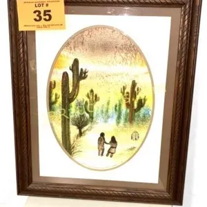 1986 LIGHTFEATHER SIGNED INDIAN ART