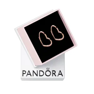 PANDORA Rose Gold Hoop Earrings