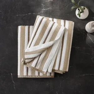 AmazonBasics Stripe Towel Set
