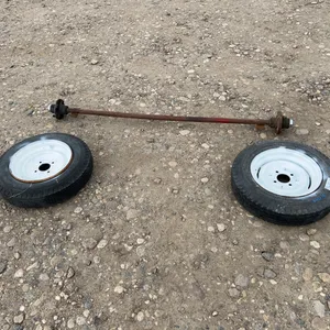 Trailer Axle W/ Wheels