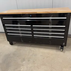 60” 9 Drawer Adjustable Top Mobile Workbench