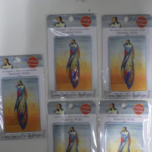 Lot of 5 Oscardo Maxine Noel Not Forgotten Iron-On Patches