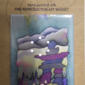Lot of 3 Silk Concepts Canadian Images Summer Inuksuk 2.5" x 3.5" Magnets