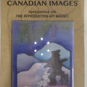Lot of 12 Lot Silk Concepts Canadian Images Inuksuk and polar Bears 2.5" x 3.5" Magnets