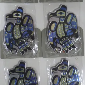 Lot of 4 Oscardo Francis Dick The Raven Metallic Magnets