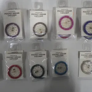 Lot of 33 Assorted Colors Pocket Dream Catchers