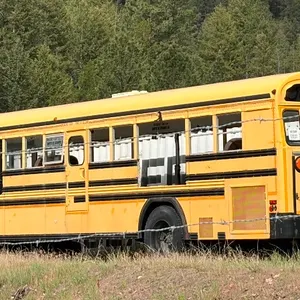 Old School Bus- Motor Ran well when parked.